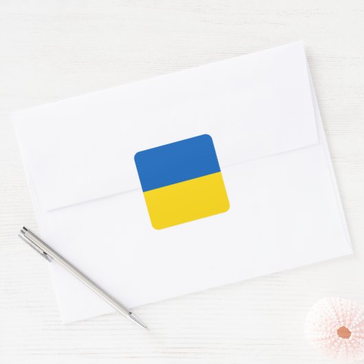 Oekraïense vlag sticker pack (Envelop)