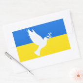 Oekraïense vlag Stickers Peace Dove steunen vrijhe (Envelop)