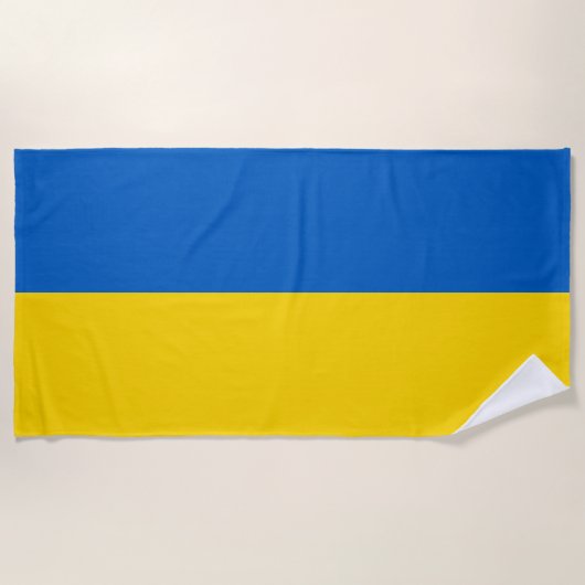 Oekraïense vlag strandlaken (Voorkant)