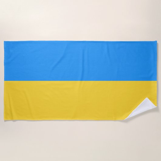 Oekraïense vlag strandlaken (Voorkant)