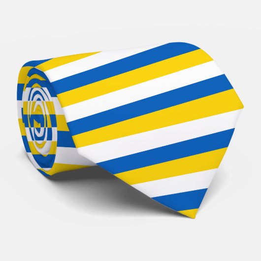 Oekraïense vlag stropdas (Opgerold)