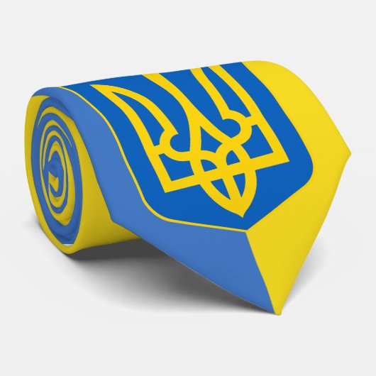 Oekraïense vlag stropdas (Opgerold)