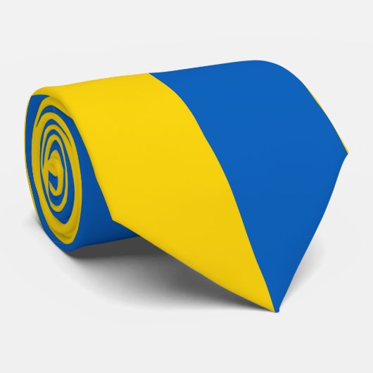 Oekraïense vlag stropdas (Opgerold)