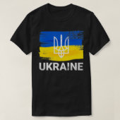 Oekraïense vlag Symbool ik sta voor Oekraïne T-shirt (Design voorkant)