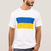 Oekraïense vlag t-shirt (Voorkant)