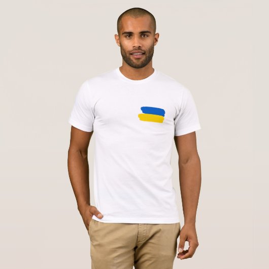 Oekraïense vlag T-shirt (Voorkant volledig)