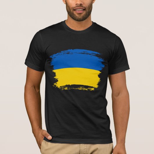 Oekraïense vlag T-Shirt (Voorkant)