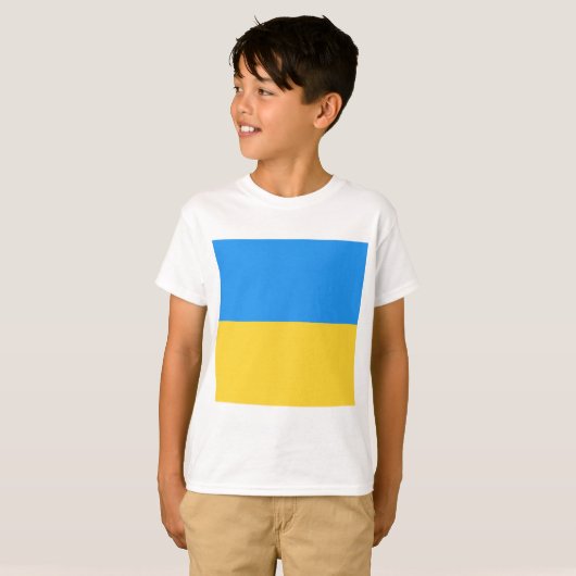 Oekraïense vlag t-shirt (Voorkant volledig)