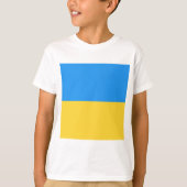 Oekraïense vlag t-shirt (Voorkant)