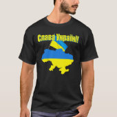 oekraïense vlag t-shirt (Voorkant)