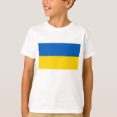 Oekraïense vlag t-shirt (Voorkant)