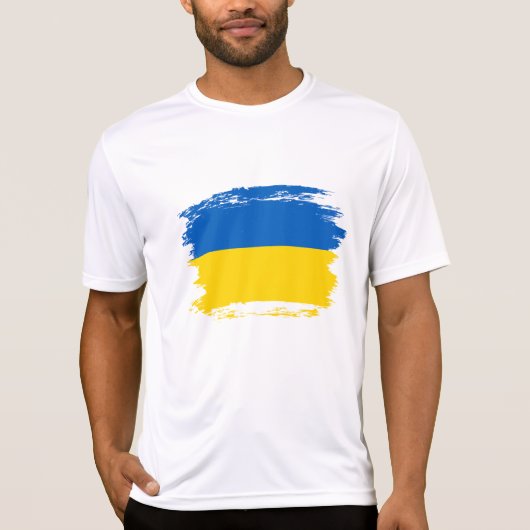 Oekraïense vlag t-shirt (Voorkant)