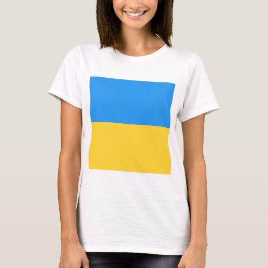Oekraïense vlag t-shirt (Voorkant)