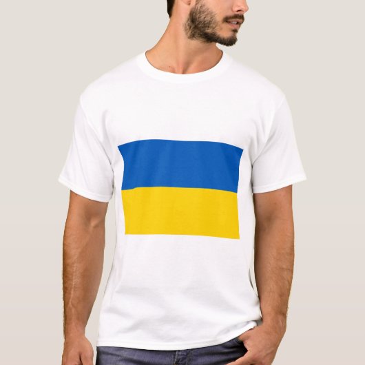 Oekraïense vlag t-shirt (Voorkant)