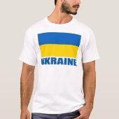 Oekraïense vlag t-shirt (Voorkant)