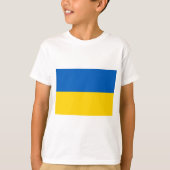 Oekraïense vlag t-shirt (Voorkant)