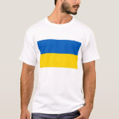 Oekraïense vlag t-shirt (Voorkant)