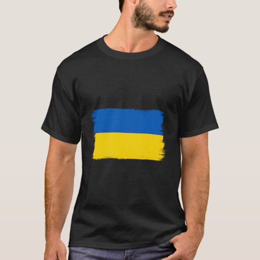 Oekraïense vlag t-shirt (Voorkant)