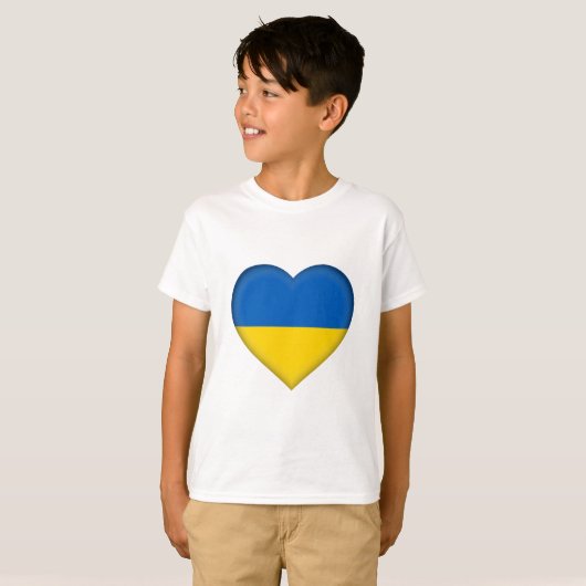 Oekraïense vlag t-shirt (Voorkant volledig)