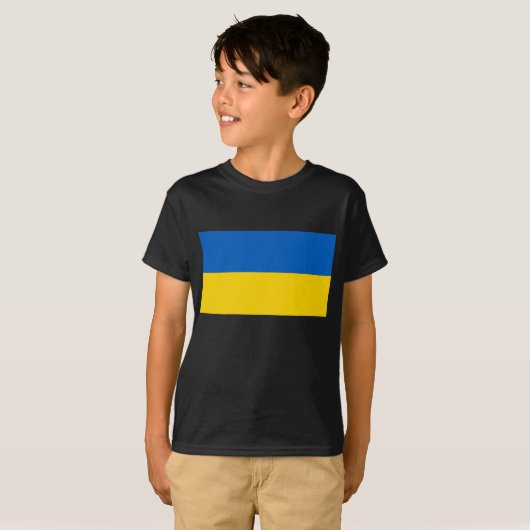 Oekraïense vlag t-shirt (Voorkant volledig)
