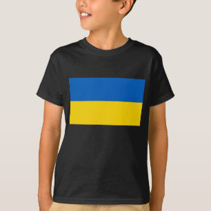 Oekraïense vlag t-shirt