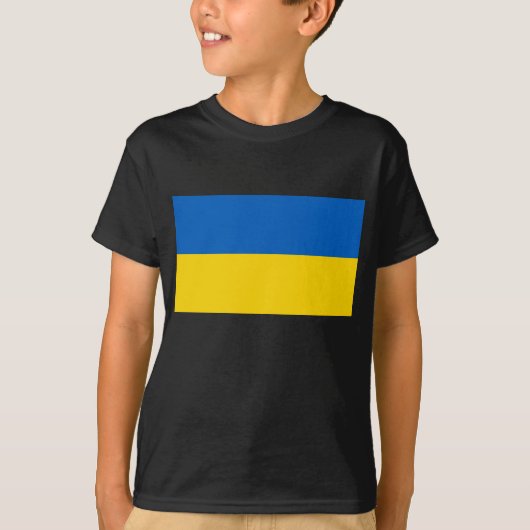 Oekraïense vlag t-shirt (Voorkant)