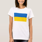 Oekraïense vlag t-shirt (Voorkant)