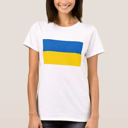Oekraïense vlag t-shirt (Voorkant)
