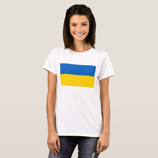 Oekraïense vlag t-shirt (Voorkant volledig)