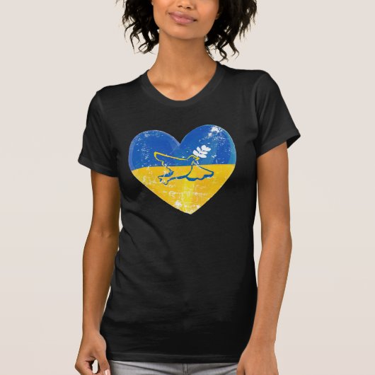 Oekraïense vlag t-shirt (Voorkant)