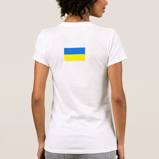 Oekraïense vlag t-shirt (Achterkant)