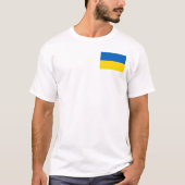 Oekraïense vlag t-shirt (Voorkant)