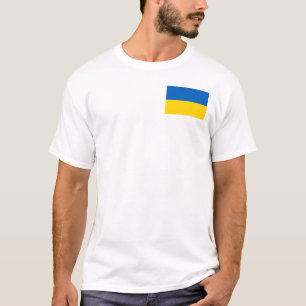 Oekraïense vlag t-shirt
