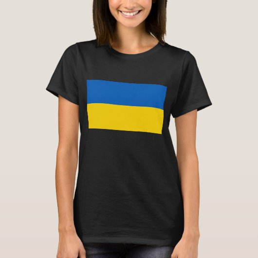 Oekraïense vlag t-shirt (Voorkant)