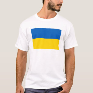 Oekraïense vlag t-shirt