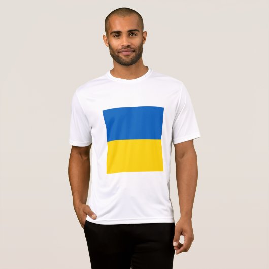 Oekraïense vlag t-shirt (Voorkant volledig)