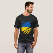 Oekraïense vlag t-shirt (Voorkant volledig)