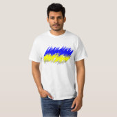 Oekraïense vlag t-shirt (Voorkant volledig)
