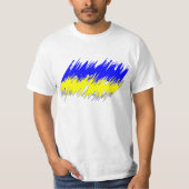 Oekraïense vlag t-shirt (Voorkant)
