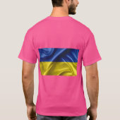 Oekraïense vlag T-Shirt (Achterkant)