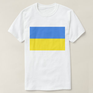 Oekraïense vlag T-shirt ondersteunen Oekraïense vr