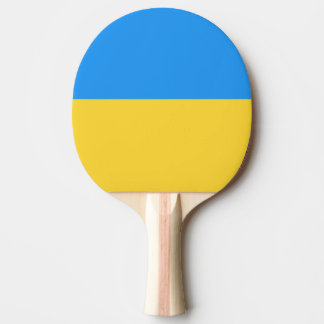 Oekraïense vlag tafeltennisbatje