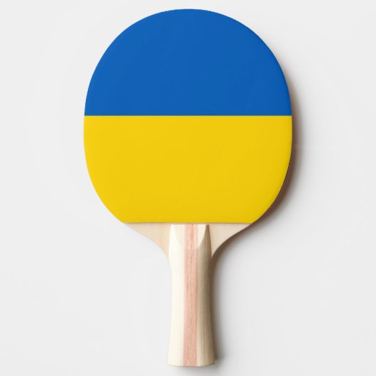 Oekraïense vlag tafeltennisbatje (Voorkant)