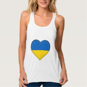 Oekraïense vlag tanktop (Voorkant)