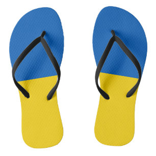 Oekraïense vlag teenslippers