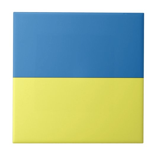 Oekraïense vlag tegeltje (Voorkant)