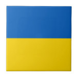 Oekraïense vlag tegeltje<br><div class="desc">Een ideaal cadeau voor iedereen die patriottisch is voor zijn land!</div>
