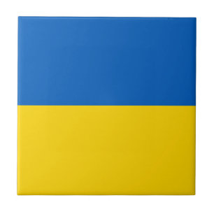 Oekraïense vlag tegeltje