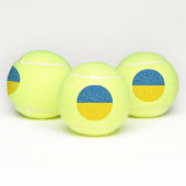 Oekraïense vlag tennisballen (Multi)