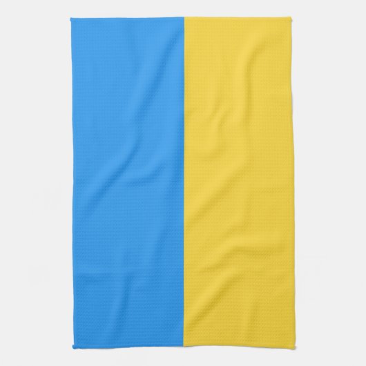 Oekraïense vlag theedoek (Verticaal)